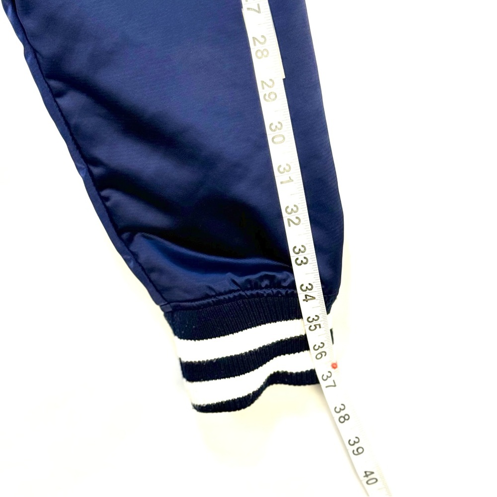 H&M Cleveland Blue Varsity Bomber Jacket with Red C Patch ~ Like New Excellent - Picture 7 of 9